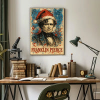 Franklin Pierce 14th President of the United States Christmas SeriesPoster