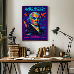 James Madison 4Th President Poster