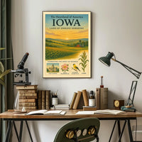 Iowa Land of Endless Horizons Poster