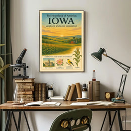 Iowa Land of Endless Horizons Poster