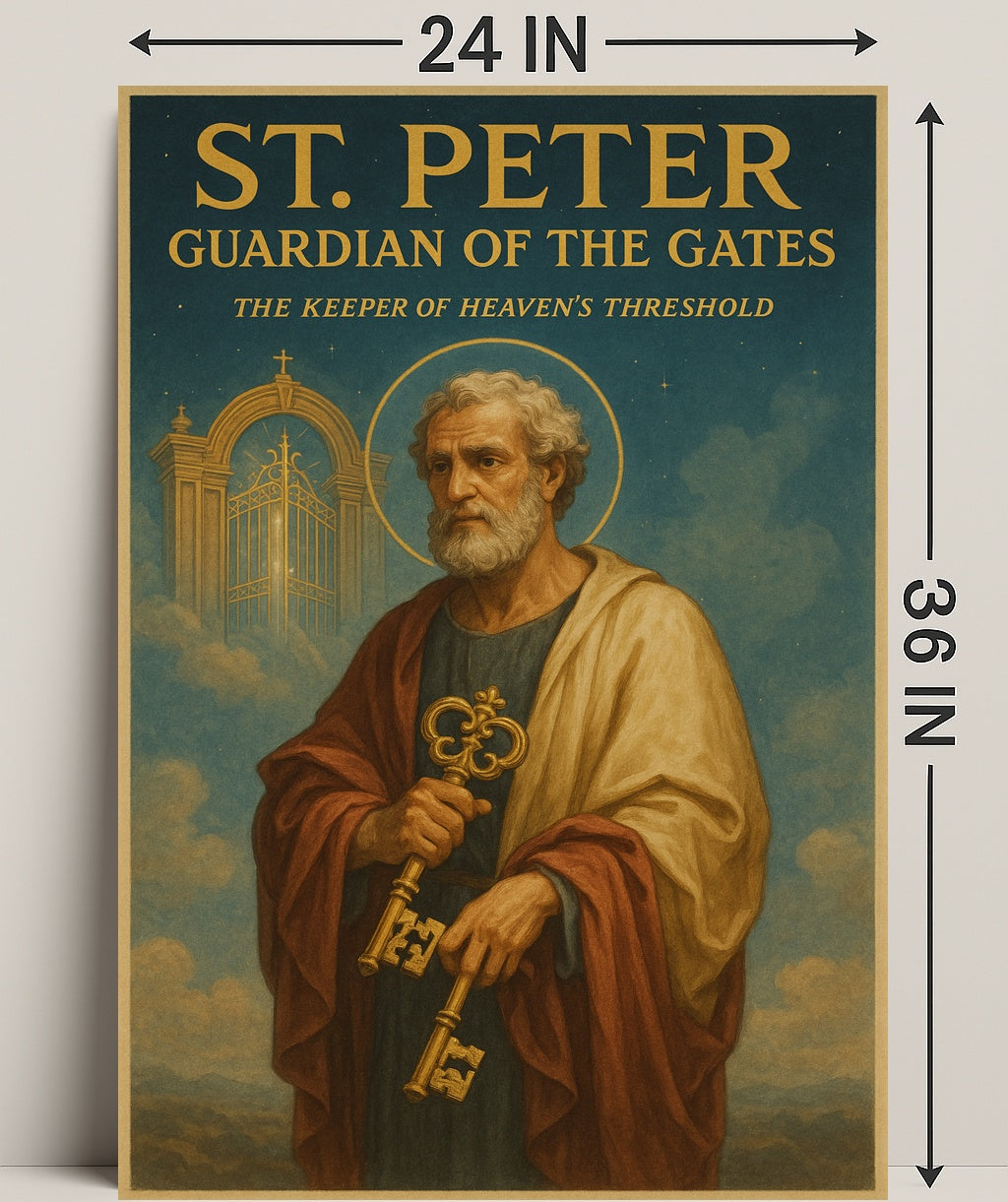 St. Peter Guardian Of The Gates Poster