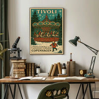 Tivoli Christmas in Copenhagen Poster