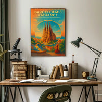 Barcelonas Radiance Poster