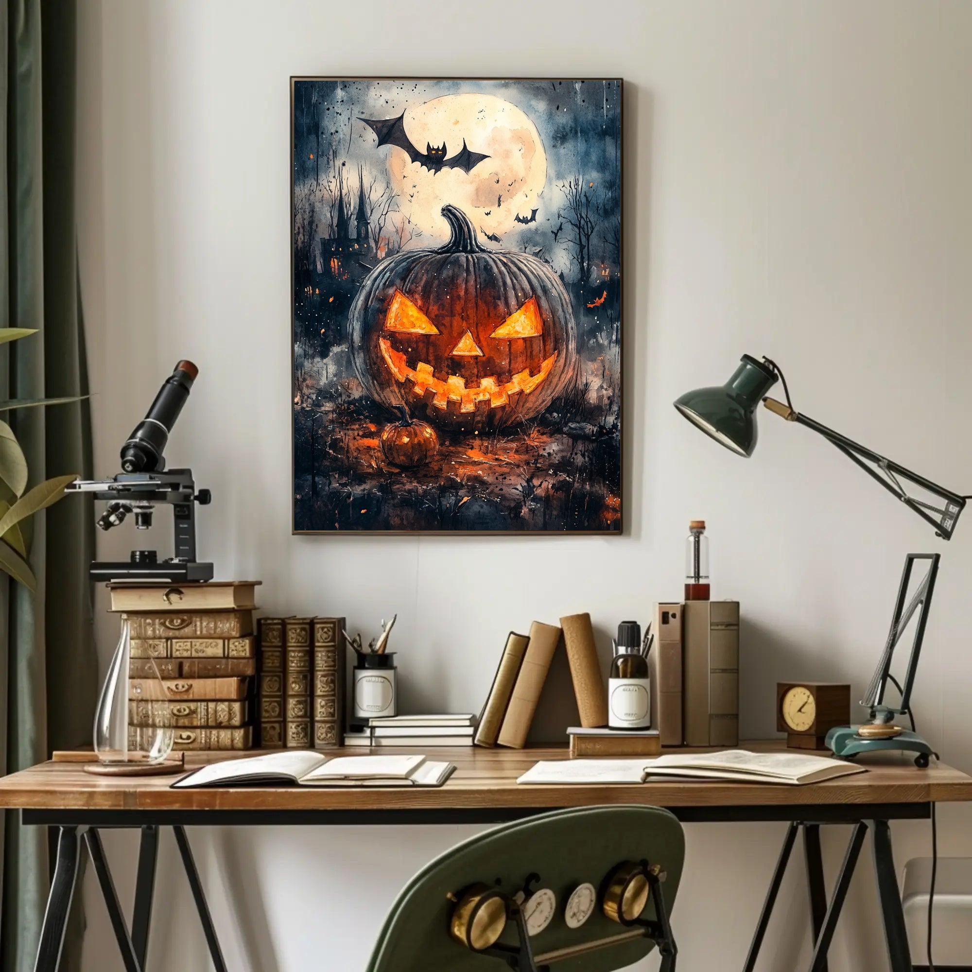 Haunted Halloween Night Poster