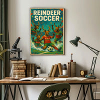 Reindeer Soccer Extravaganza Poster