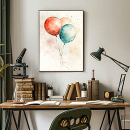 three balloons Poster