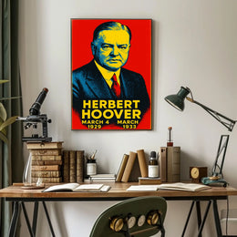 Herbert Hoover Presidential Term Poster