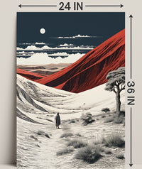 Desert Wanderer Poster