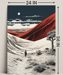 Desert Wanderer Poster