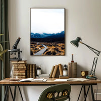 Pathway Through The Mountains Poster