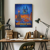 Bohemian Noël Prague Poster