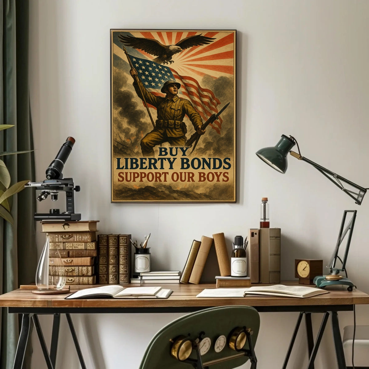 Support Our Boys Buy Liberty Bonds Poster