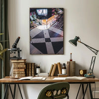 Vibrant City Intersection Poster PosterGoat