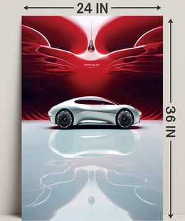 Futuristic Elegance Poster