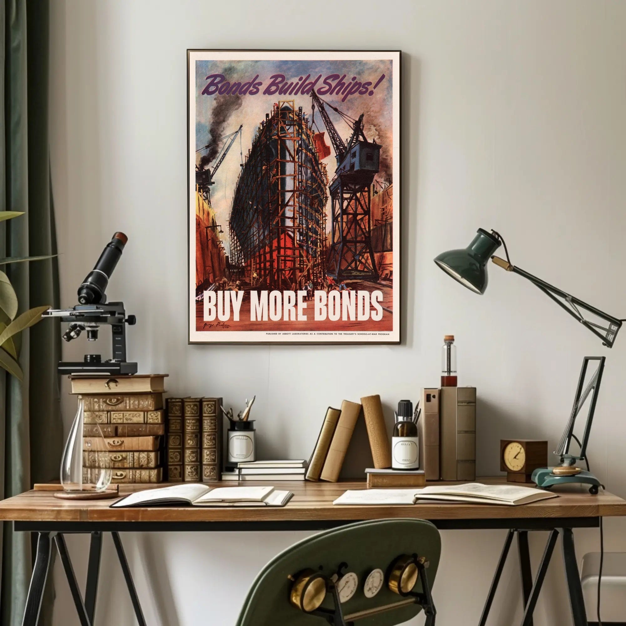 Bonds Build Ships! Poster PosterGoat