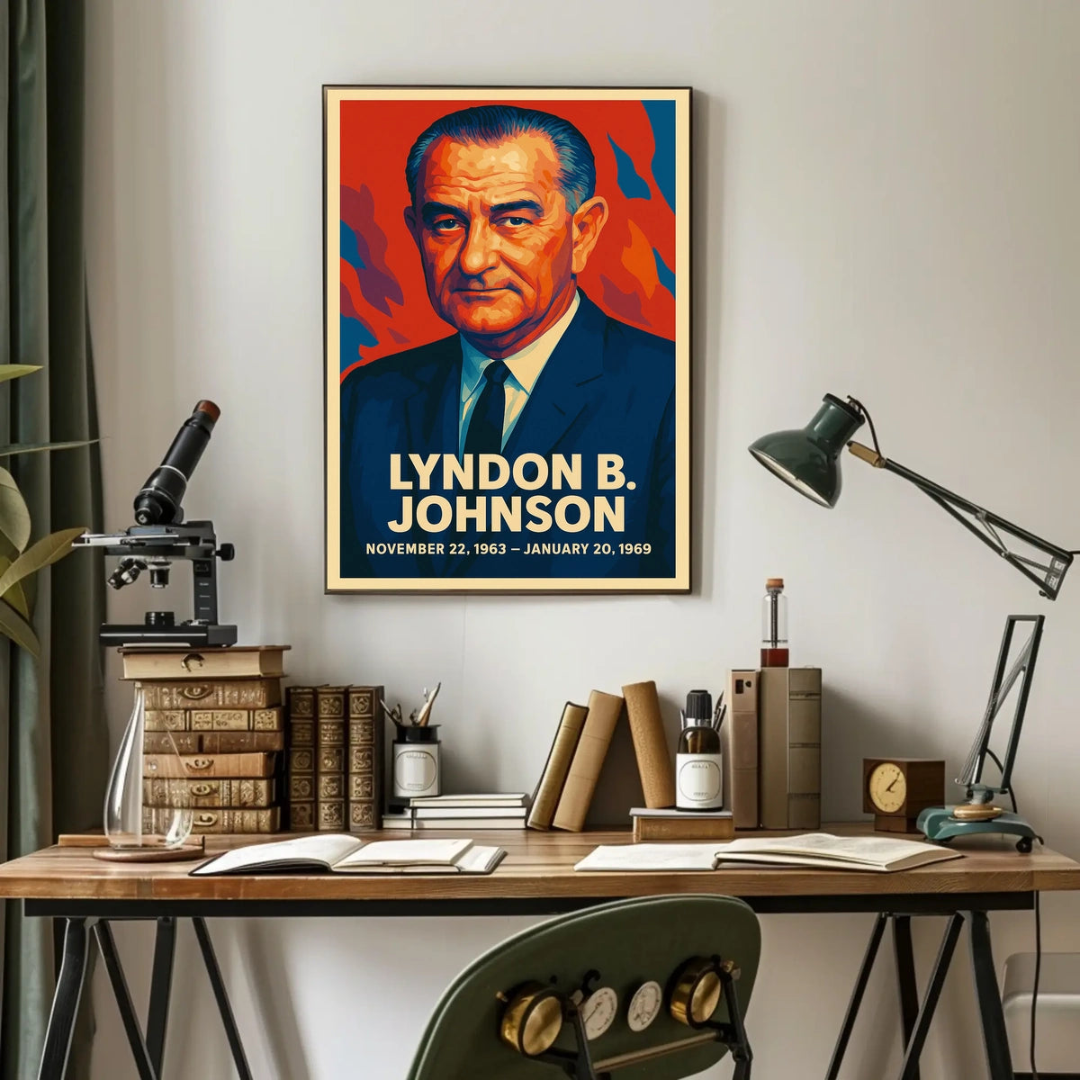 Lyndon B. Johnson Presidential Poster