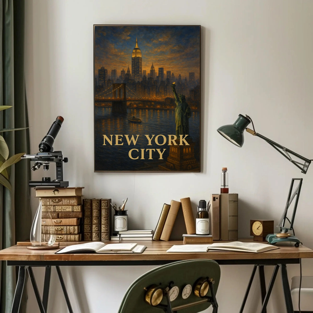 New York City Skyline Poster