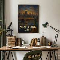 New York City Skyline Poster