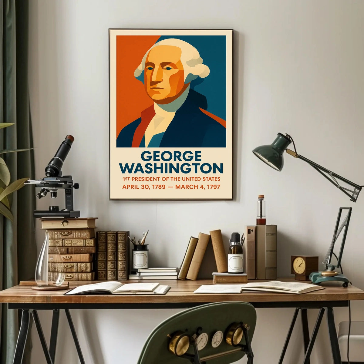 George Washington 1St President Poster