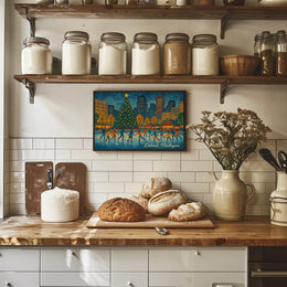 Winter Festivities in Detroit Poster