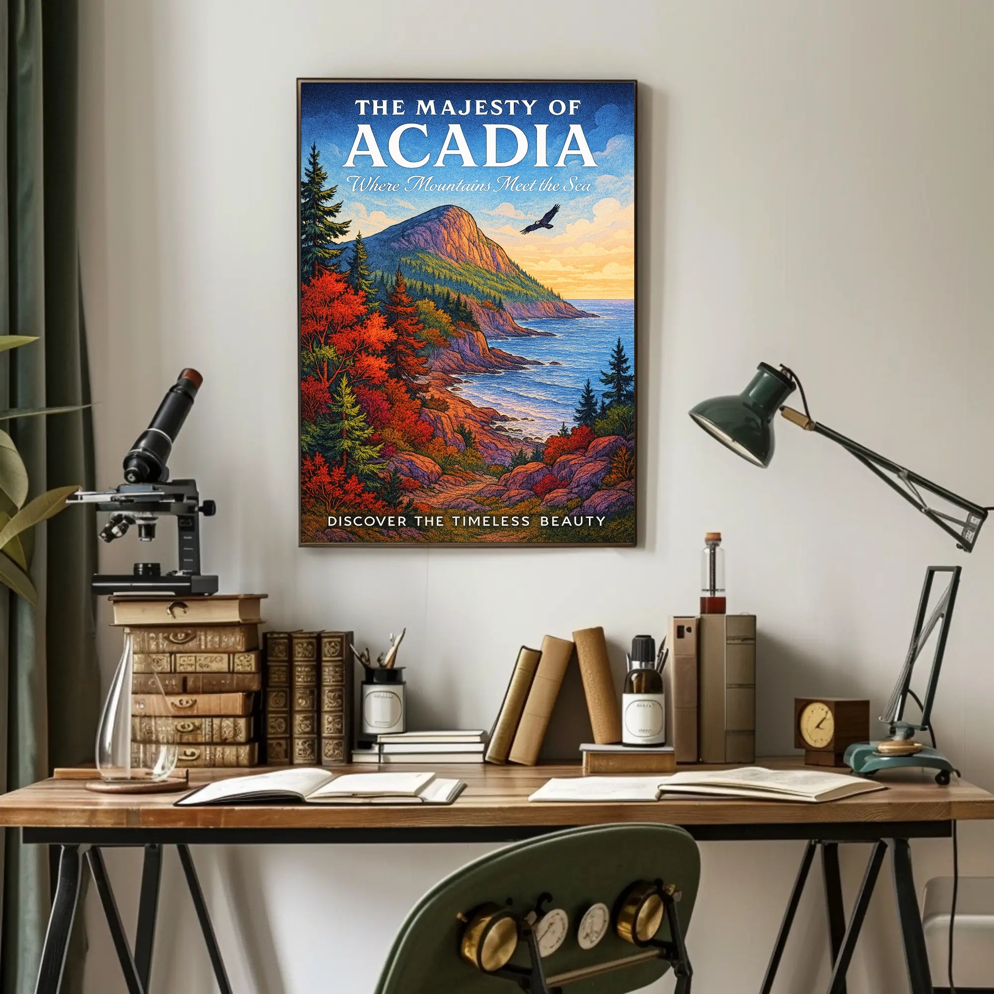 The Majesty of Acadia Poster
