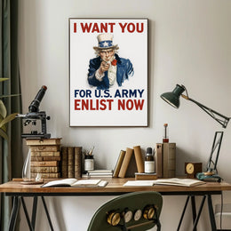 Uncle Sam Recruitment Poster PosterGoat