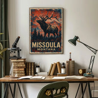 Missoula, Montana Wilderness Majesty Poster