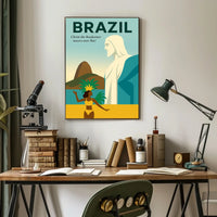 Christ the Redeemer Over Rio Poster