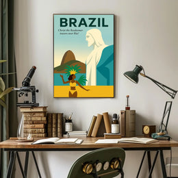 Christ the Redeemer Over Rio Poster