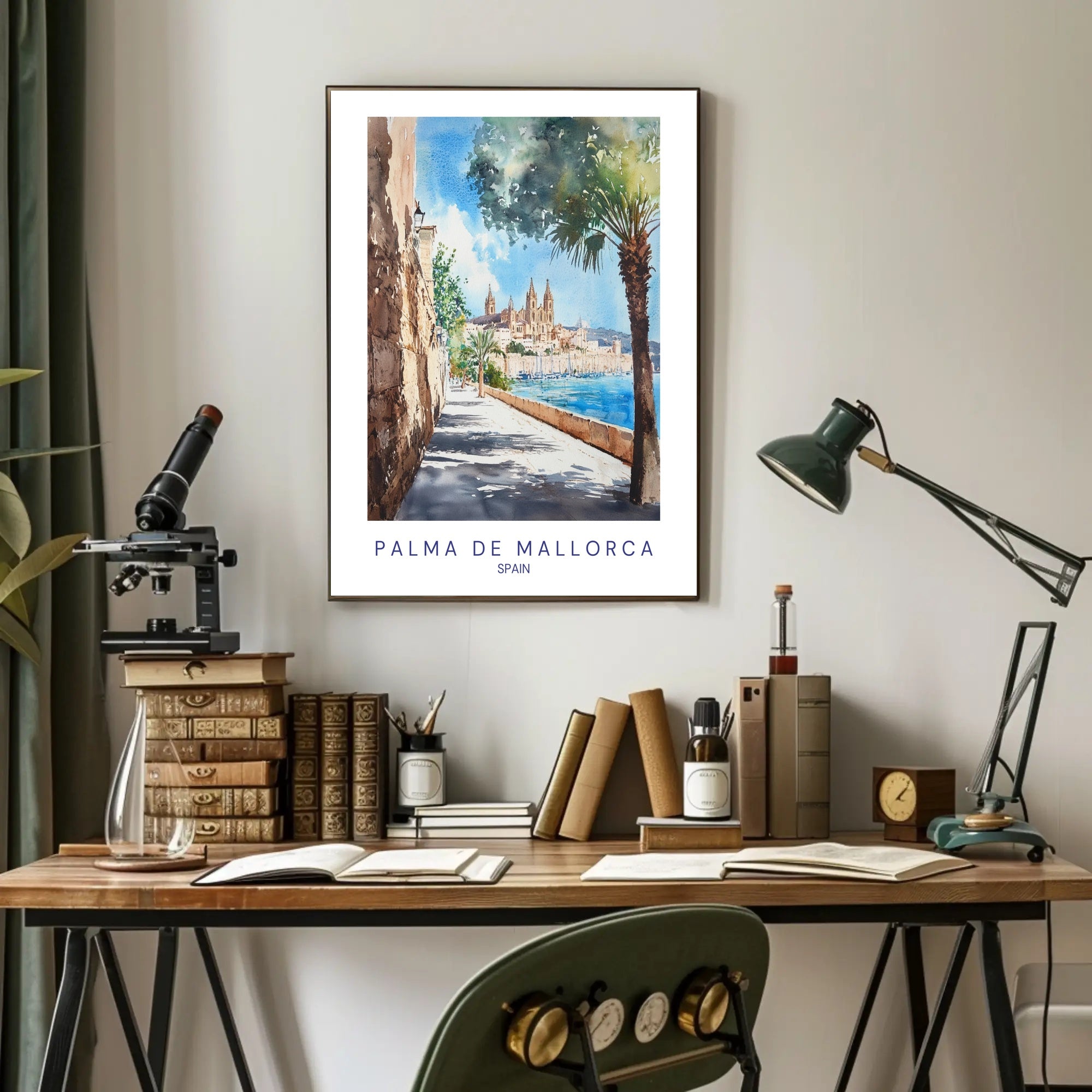 Scenic View of Palma de Mallorca Poster PosterGoat