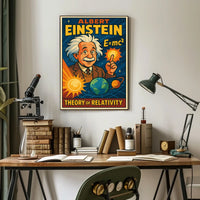 Einstein Relativity Scenic Poster