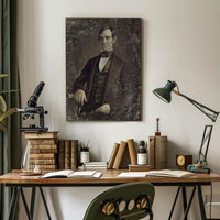 Abraham Lincoln Young Close-Up Poster Tribute PosterGoat