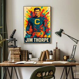 Jim Thorpe Athletic Legend Poster