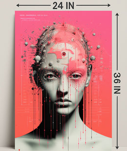 Futuristic Mindscape Poster