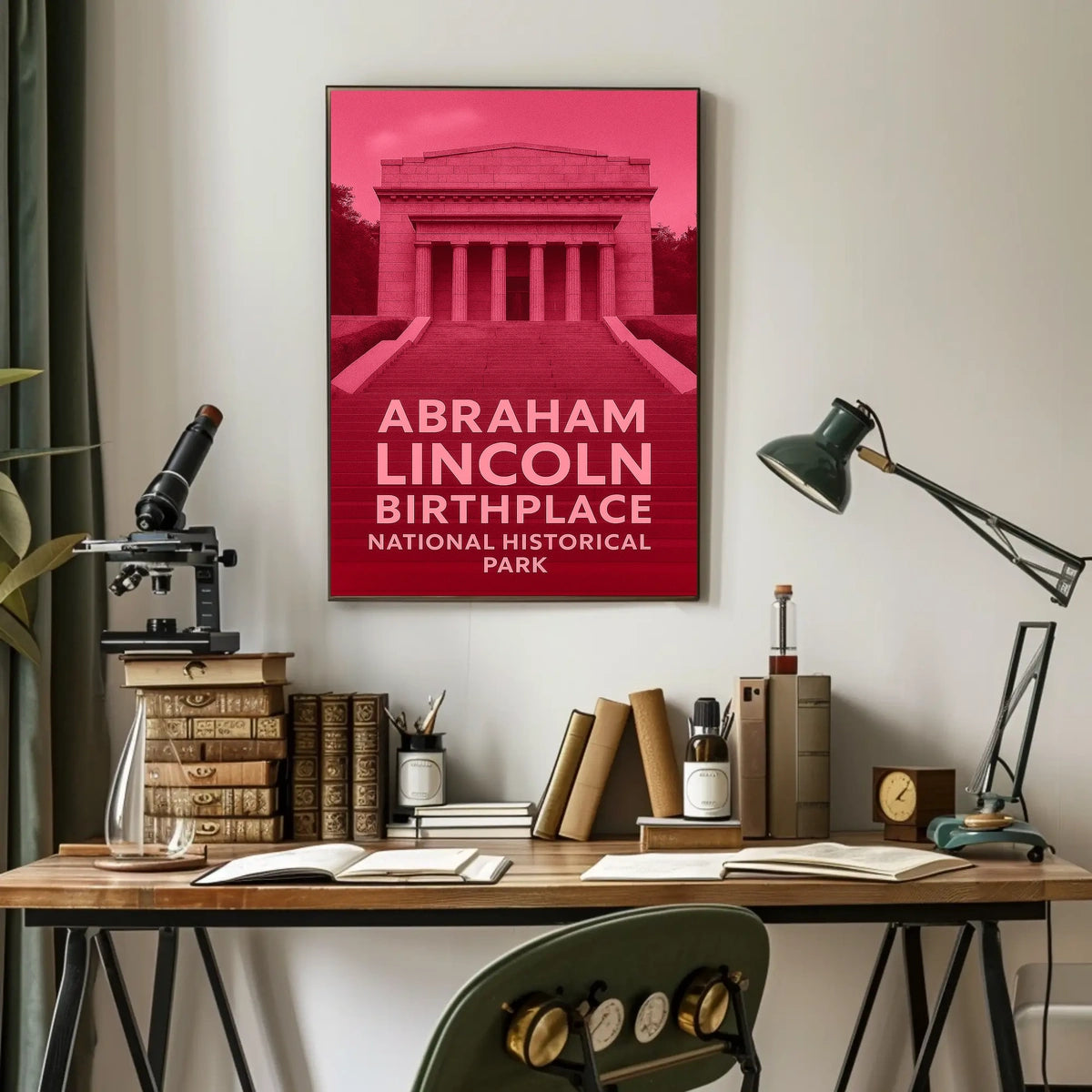 Abraham Lincoln Birthplace Poster