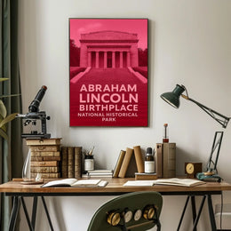 Abraham Lincoln Birthplace Poster