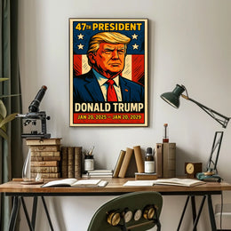 Donald Trump 47th Presidency Political or Propaganda Poster