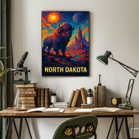 North Dakota Majestic Wilderness Poster