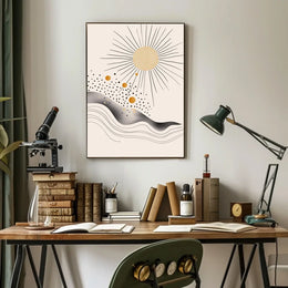 Minimal Text "at He" Event Promotion Poster