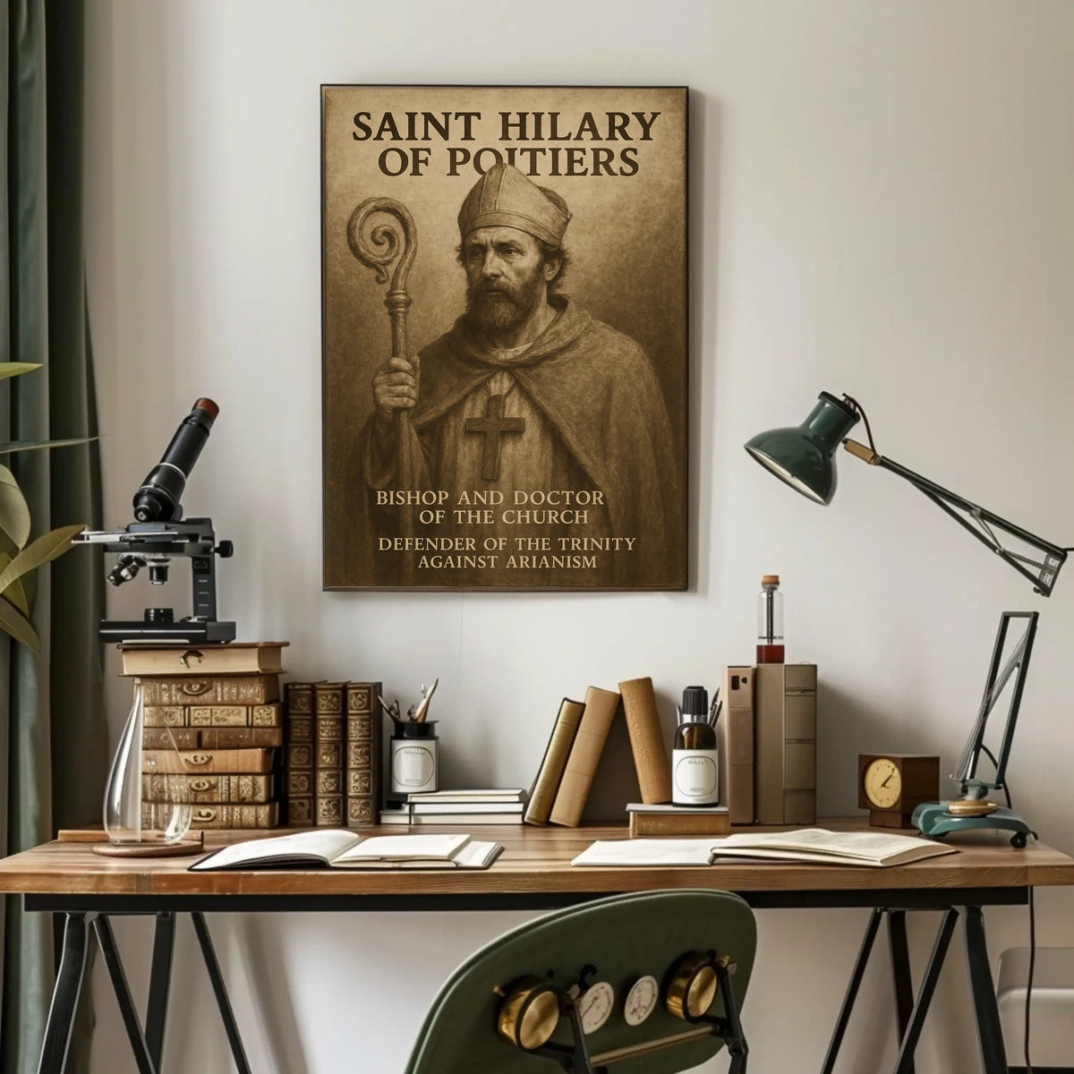 Saint Hilary Of Poitiers Poster