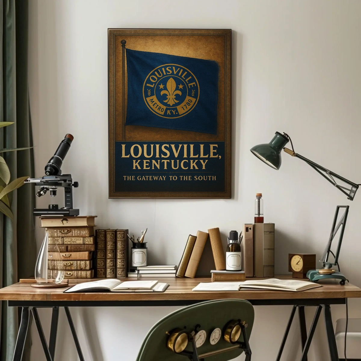 Louisville Kentucky Gateway Cityscape Photography Poster