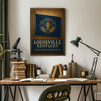Louisville Kentucky Gateway Cityscape Photography Poster