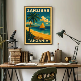 Zanzibar Travel Poster