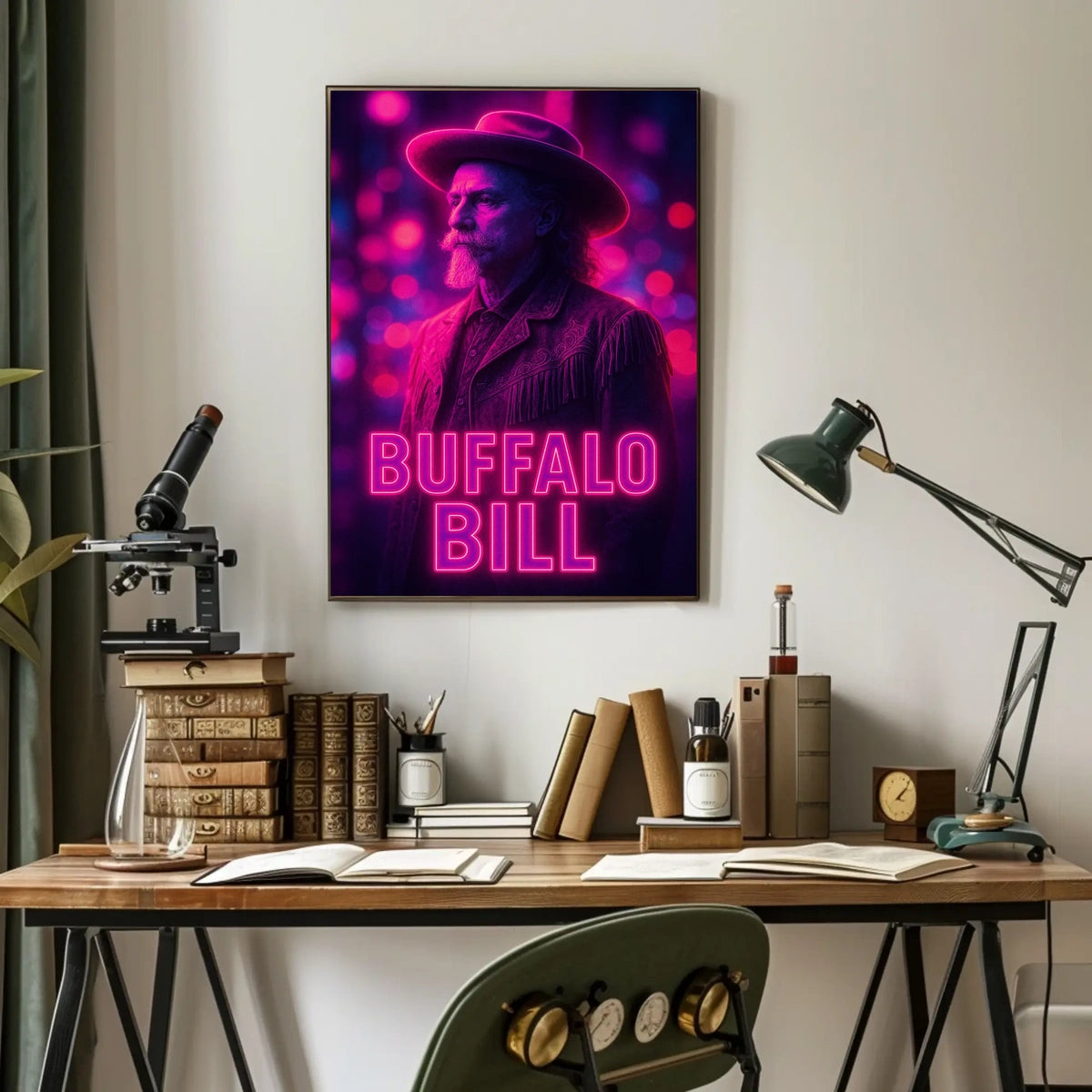 Buffalo Bill Iconic American Pop Culture Poster