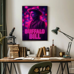 Buffalo Bill Iconic American Pop Culture Poster