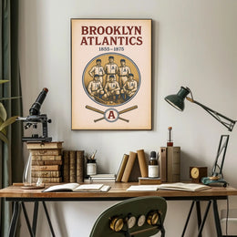 Brooklyn Atlantics Baseball Team Poster PosterGoat
