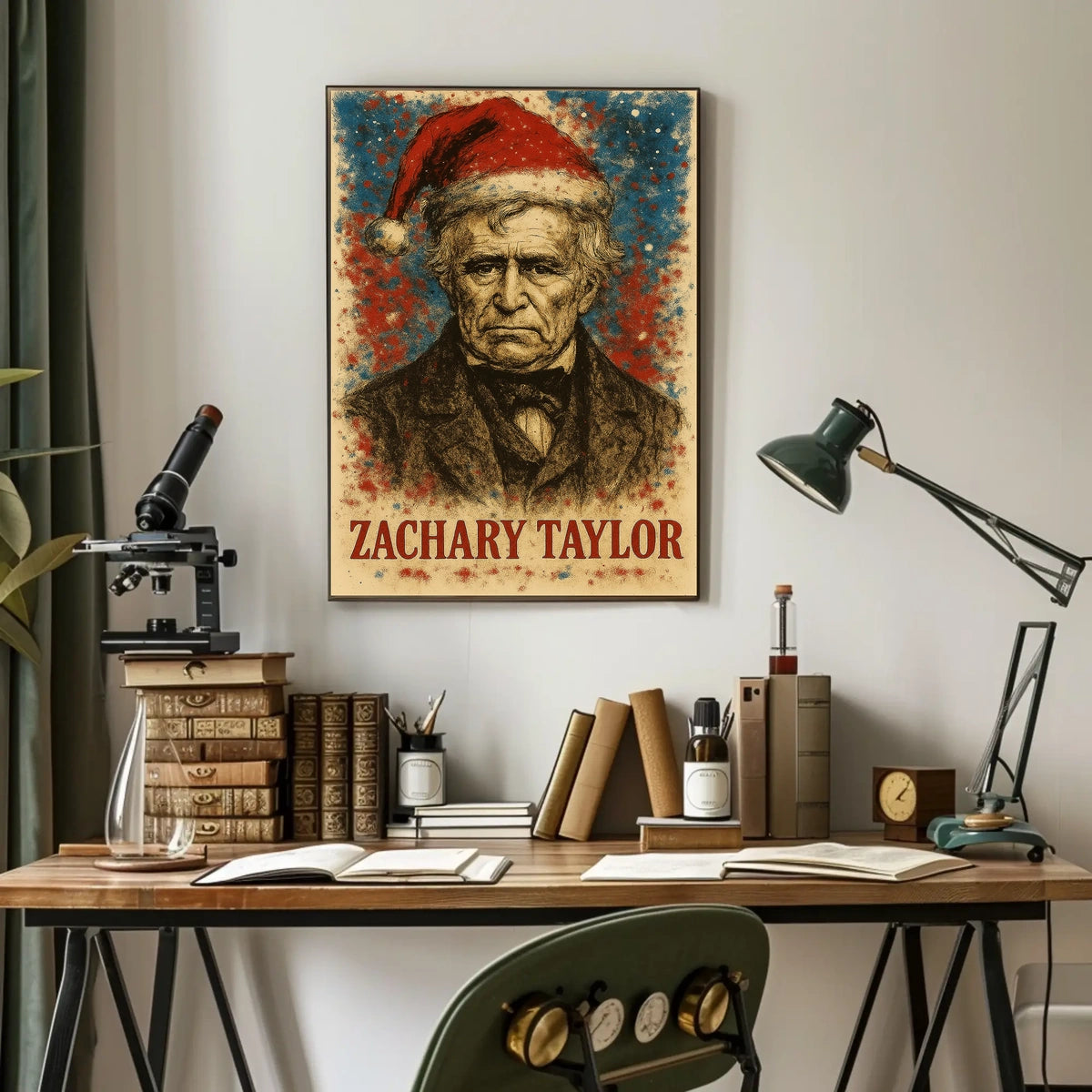 Zachary Taylor 12th President of the United States Christmas SeriesPoster