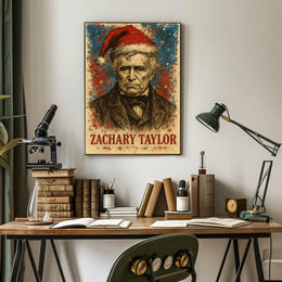 Zachary Taylor 12th President of the United States Christmas SeriesPoster