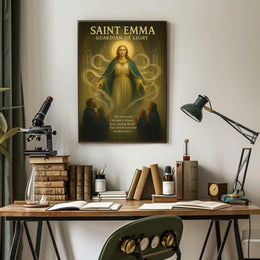 Saint Emma Guardian Of Light Poster