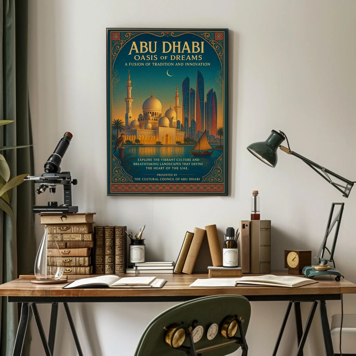Abu Dhabi Oasis of Dreams Poster
